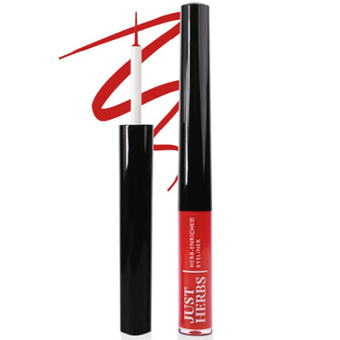 Just Herbs Eyeliner Waterproof and Smudge Proof, Long Lasting Eyeliners 2.5g (Cherry Bomb)